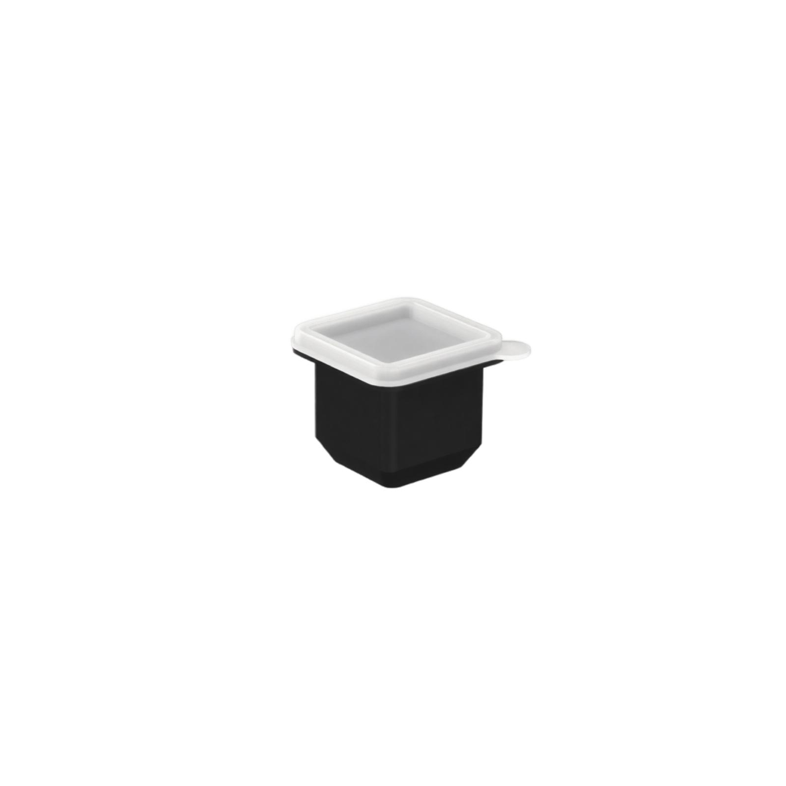 

Silicone Ice Cube Tray with Lid Square Mold Flexible Food Grade Silicone Tray for Ice Storage and Preservation Kitchen Tool One Size чёрный