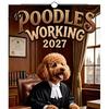 Tier-Hängekalender 2027 Lustiger Hund bei der Arbeit Wandkalender, Jan. 2027-Dez. 12 x Tagesplan-Organizer 8 Zoll Monatsplaner mit