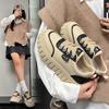 Spring and Autumn New Sports and Leisure Ins Platform Leather Single Shoes Board Shoes
