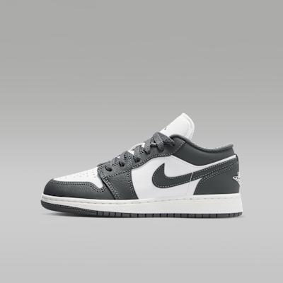 Jordan 1 Low Серый Белый (GS) 36