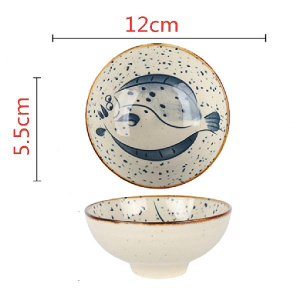 

Японская бытовая керамическая миска для риса, миска для лапши, миска для супа, десертная миска, корейская миска для льда, креативная посуда в стиле ретро, ​​шляпа 12xH5.5cmn6g
