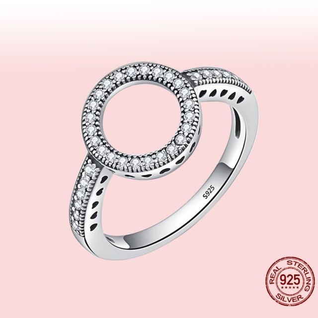 New 100 %925 Sterling Silver Rings Wholesale Popular Flower Lucky Rings For Women Jewelry Making