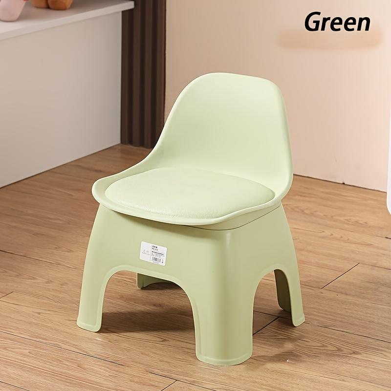 Plastic Circular Stool, Household Chair, Small Stool, Backrest Chair, Sofa, Coffee Table, Low Stool, Modern, Thick, Portable