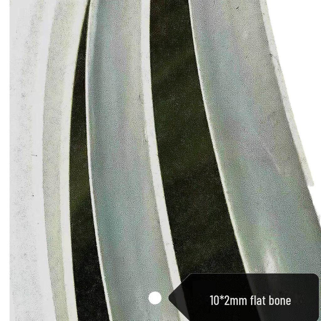 Plastic Bone Strips for Wedding Dresses, Bras, Underwear, Swimwear, and Shapewear - Roll for Free Cutting and Support.