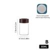 Mini Wood Lid Coffee Beans Storage Container Tube Kitchen Sealed Can Tea Spice Jars Single Dose Espresso Accessory Coffeware