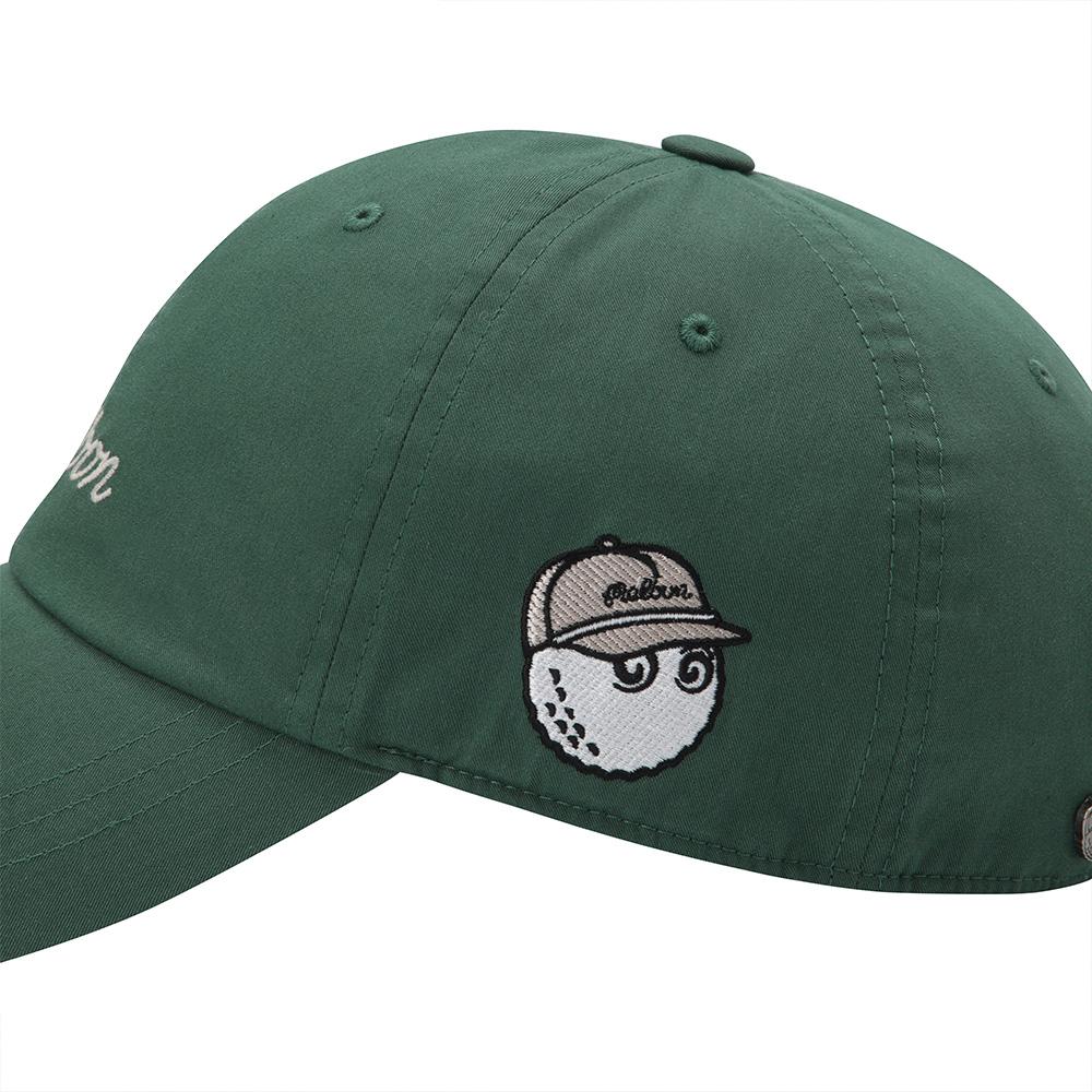 MALBON GOLF Malbon Basic Logo Script Cap Green
