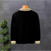 Yuppie Style Slim Fit Knit Polo Shirt Women Long Sleeve Color Block British Fashion Youth Trend