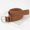 Literary And Retro Women'S Belt Matte High-End Leather With Skirt Jeans Decorative Belt Women