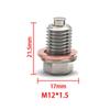 Magnetic Oil Pan Drain Plug M10-M22 Stainless Steel with Strong Neodymium Magnet and Copper Washer for Car Engine Oil Drain Plugs 3