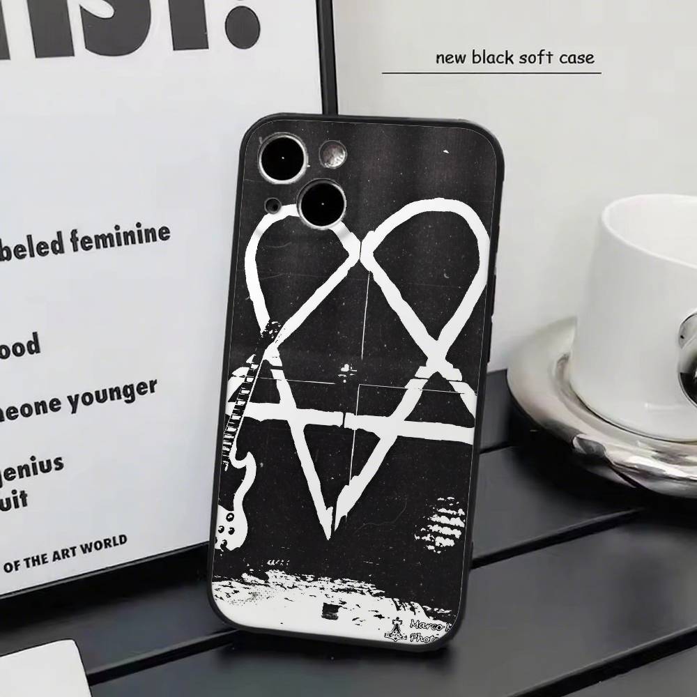 Band n-Nightwish-h For iPhone 17 Air 16 15 14 13 12 11 Pro Black Soft Cover Phone Case