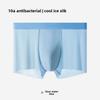 Plus Size Men's Summer Ultra Thin Ice Silk Breathable Antibacterial Crotch Briefs