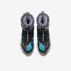 Anta Kids Synthetic Leather Mesh Rabbit Fur Lined Thick Warm Durable Non-Slip High-Top Boots Kids Boots Blue Black Gray A12446926-1