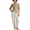 Polo Ralph Lauren Solid Color Long Sleeve Crew Neck Knit Sweater Women sweater Khaki WMPOSWENDW20358-999