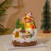 Luminous Music Cookie House & Igloo Christmas Ornaments: Resin Handicrafts & Gifts