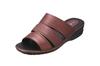 Pansy 6733 Sandals with Wine Women's Belt, Shiny, Flexible, Large,