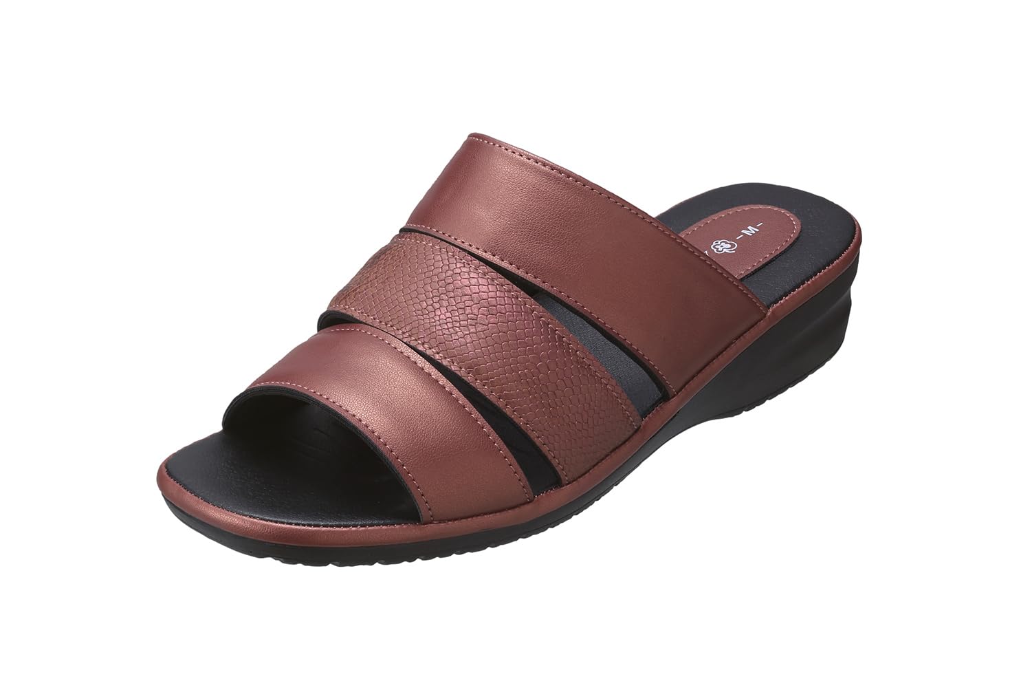 

Pansy 6733 Sandals with Wine Women s Belt, Shiny, Flexible, Large, винный