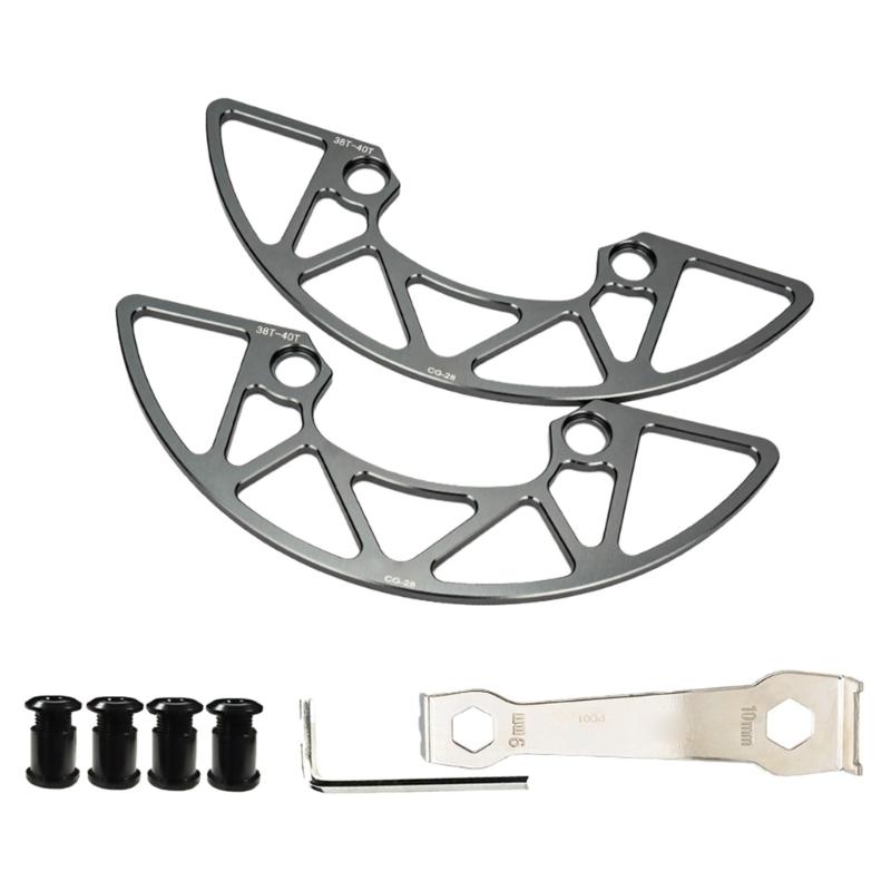 Bicycles Chainring Guard Crank Chain Wheel Protector Bicycles Chainwheel Guard Cover Chainring Protector Cover And Bolts