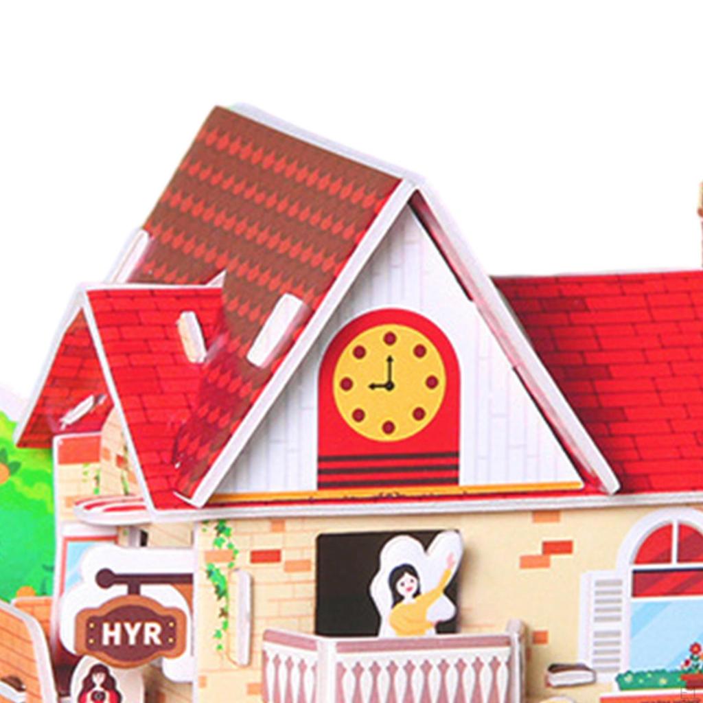 3D DIY Puzzle Building Model Party Favor Jigsaw Houses Crafts Buildings for Decoration Gift