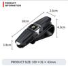 drlqc8 Car Sunglasses Frame Carbon Fiber Bills Glasses Clip For Alfa Romeo Giulia Stelvio Giulietta 156 159 147 Mito Tonale Brera Dis