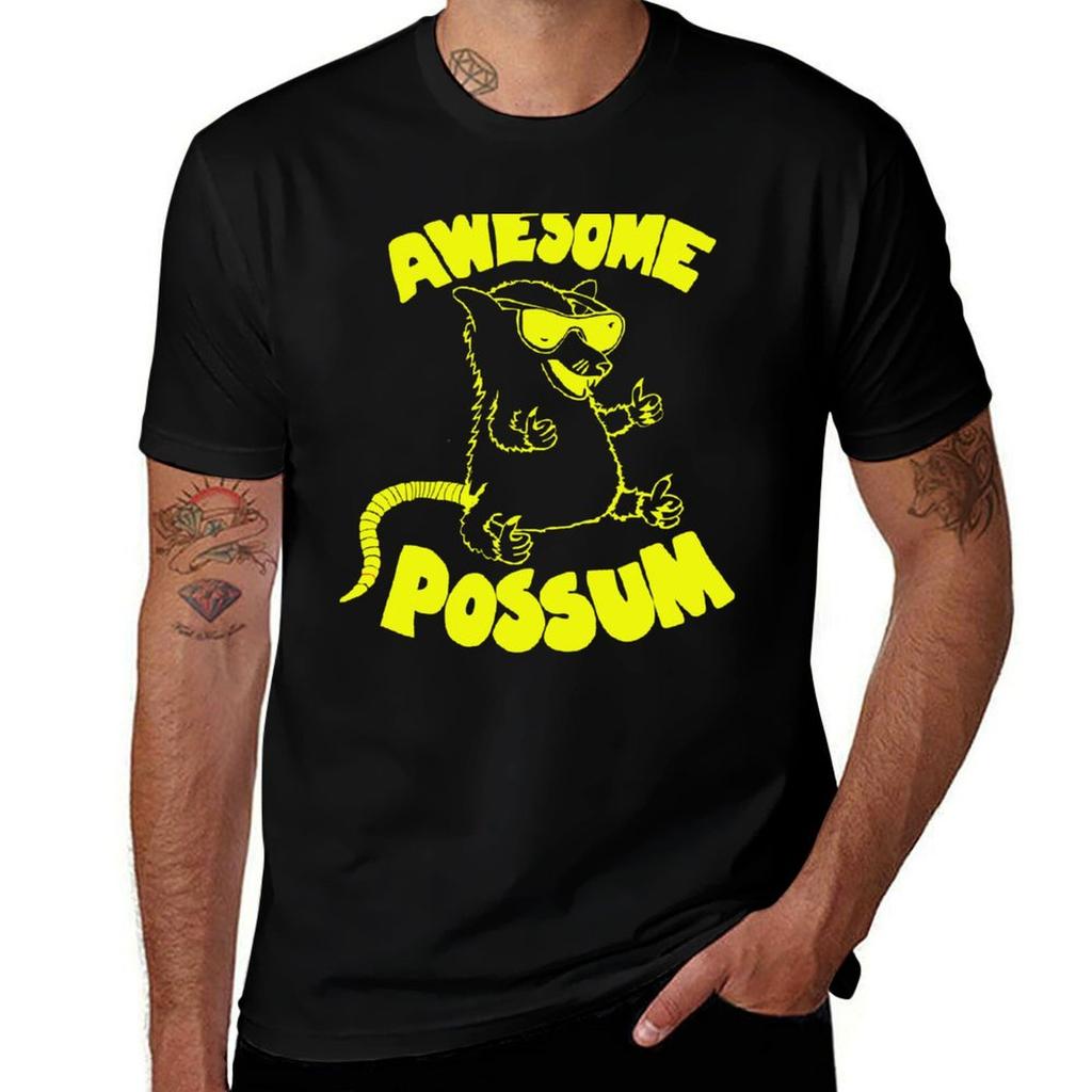 Awesome Possum TShirt Durable Work Wear TShirt