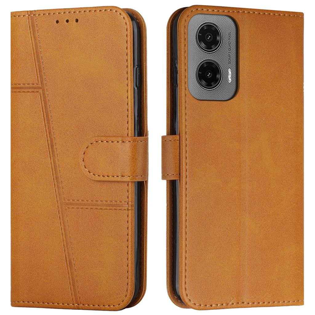 Für Motorola Moto G35 5G Hülle Ständer Flip Schutz Leder Handyhülle