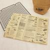 25Pcs/Lot Oilpaper Wrapping Paper for Bread Sandwich Burger Fries/Food-grade Wax Paper Baking Tools Kitchen Gadgets 3 Sizes