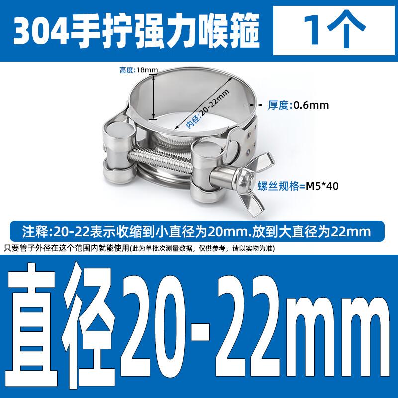304 Stainless Steel Hand-Tightened Butterfly Clamp