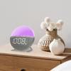 7 Colors Digital Alarm Clock Night Light Multifunction Electronic Clock with Backlit Color Changing Sleep Light Bedroom Decor