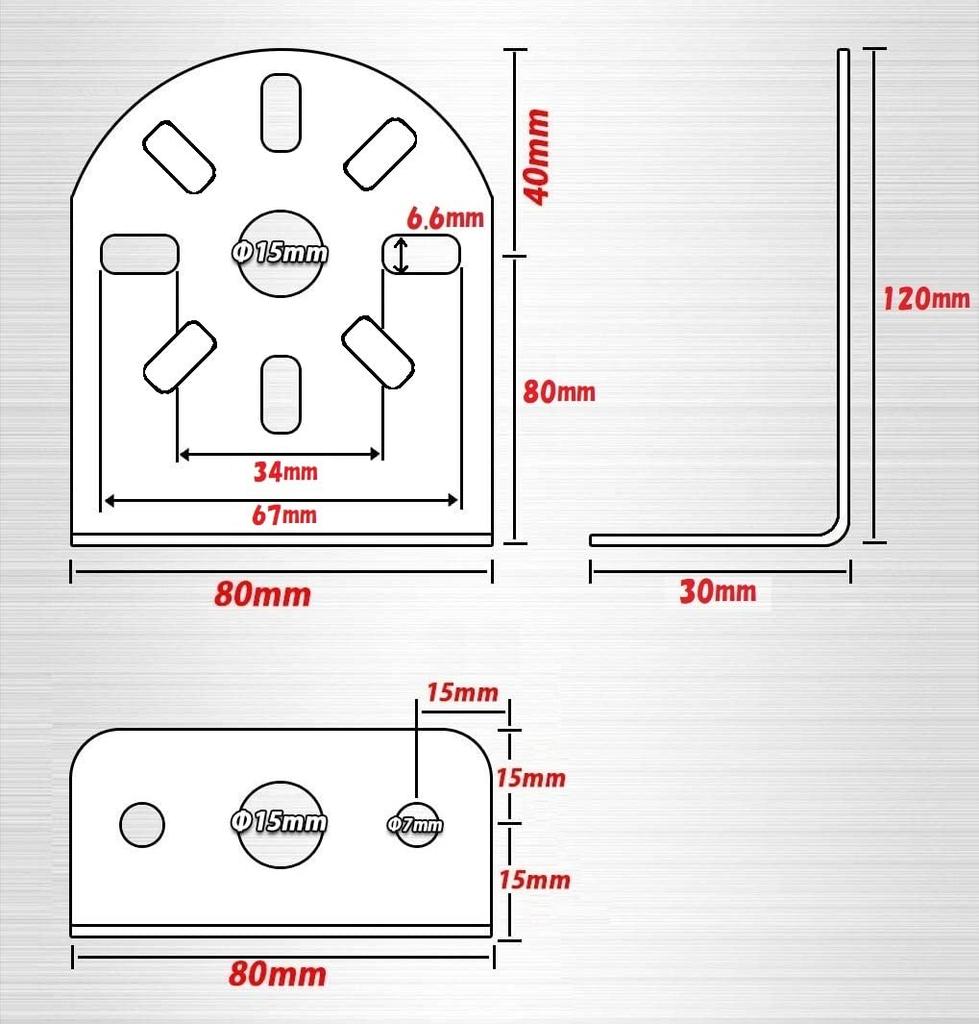 Marker Lamp Truck Bus Marker Angle Stainless Set Brackets, Accessories, Brackets, L-Shaped Brackets, 45° Mountable, Steel, 2-Piece, 4-Piece, 6-Piece,