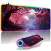 Sakura Scenery Moon Mousepad HD Printing Computer Gamers Desk Mat Locking Edge Non-slip Mouse Pad XXL Keyboard PC Desk Pads