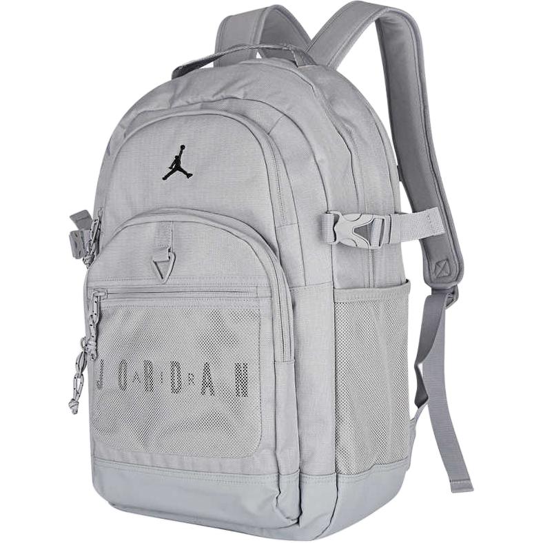 Jordan Outdoor Sports Leisure Polyester Backpack Unisex Backpack Gray JD2523046AD-002