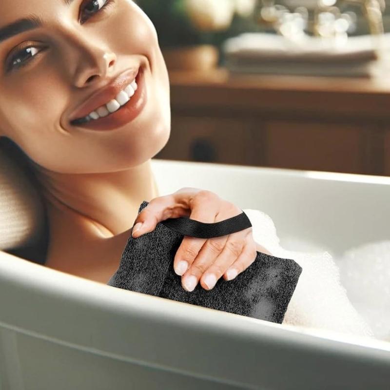 Reusable Soap Holder Exfoliating Mesh Soap Pouch Bath Accessories Hanging Loop for Space Saving Durability Nylon Mesh