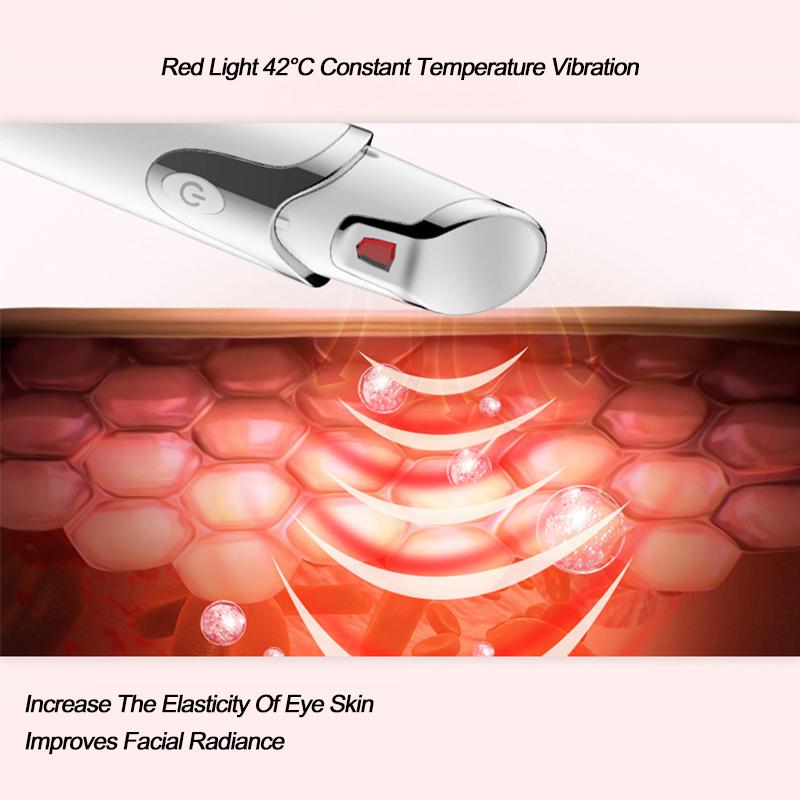 Eye Beauty Instrument Electric Hot Compress Eye Implantation Massage Instrument Red And Blue Light Home Eye Care Instrument