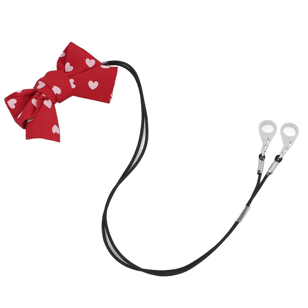 Portable Hearing Aid Clip Cute Bowknot Shape Loss Prevention Lanyard for Adults Senior
