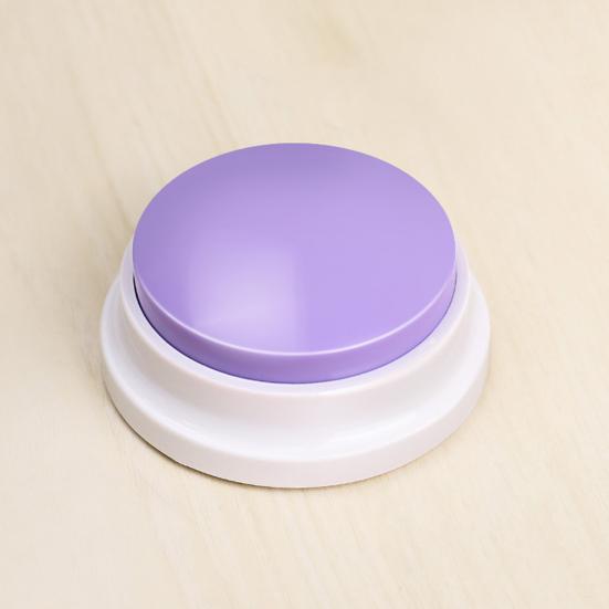 Pulsante per Addestramento Cani Pulsante Registrazione Vocale Buzzer per Addestramento Animali Domestici Registrazione e Riproduzione Seconda Volta Pulsante di Comunicazione Interattiva per Gatti e Cani