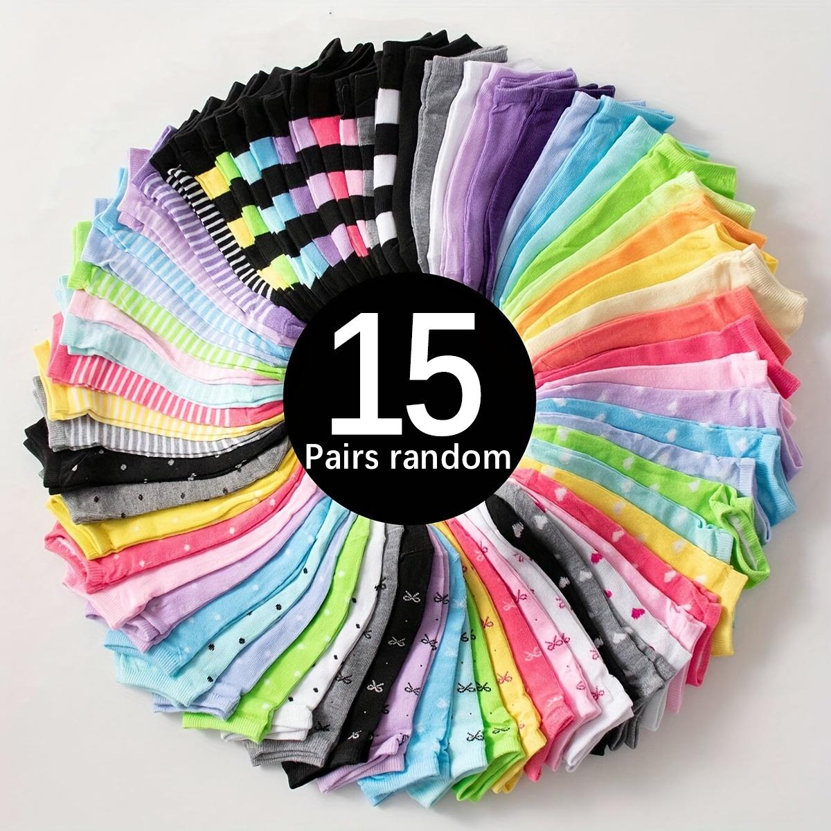 

10/15 шт. модных классических и высококачественных летних женских носков карамельного цвета, удобные мягкие и повседневные короткие носки One Size