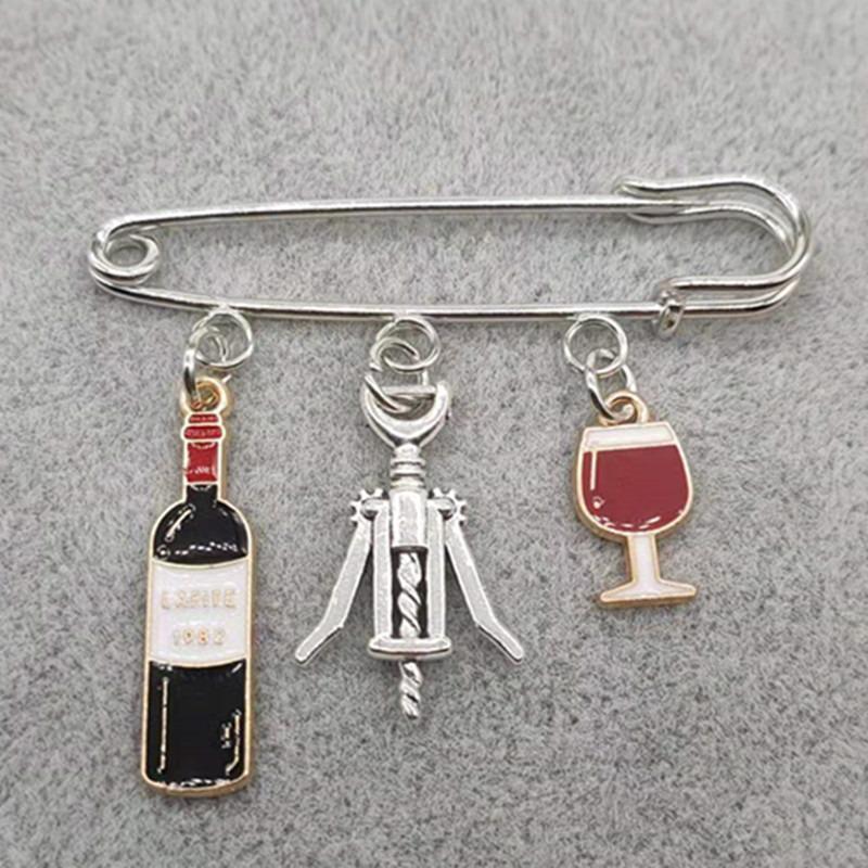 

Cross-border Ornaments: Backpack Pendants, Waist-Accentuating Accessories, Red Wine and Beer Brooches, Creative Pins