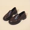 Japanese Style College Student Shoes Cosplay Lolita Shoes for Women Girl Fashion Black Coffee Uniform Platform Shoes