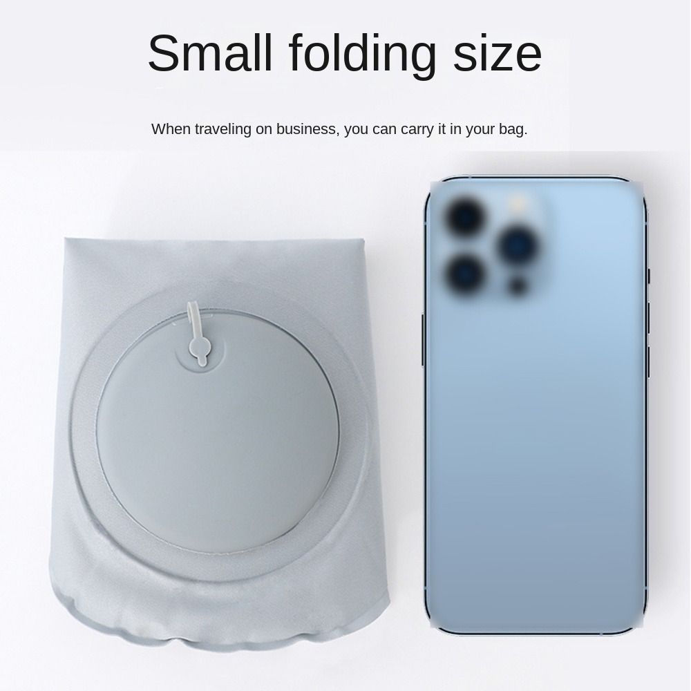 Hand Pressing Press To Inflate Pillow U-Shaped Neckrest Pad Neck Support Cushion  Tourist