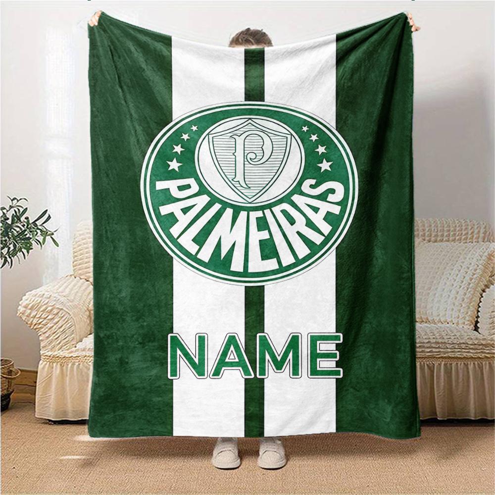 Custom Name Bayern Munich Crest Blanket for Couch & Bed, Plush Cozy Fuzzy Blanket Super Soft & Warm Blankets for Fall and Winter. 0908292