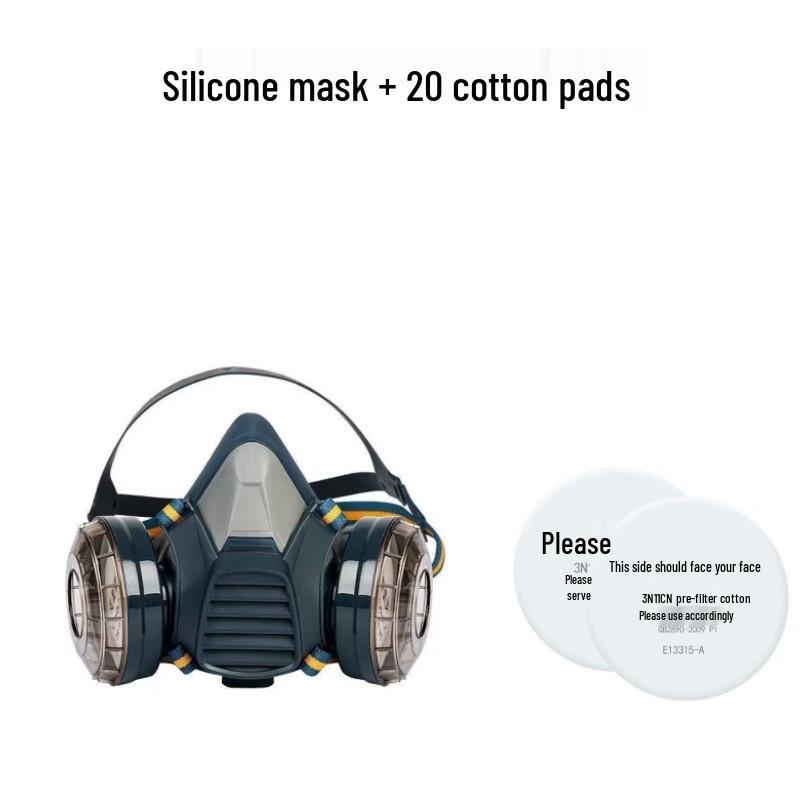 Brangdy Reusable Silicone Dust Mask with Activated Carbon Filters