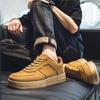 Armée de l'Air Non. 1 chaussures à plateforme couleur blé rehaussantes chaussures pour hommes automne et hiver décontractées sport hip-hop