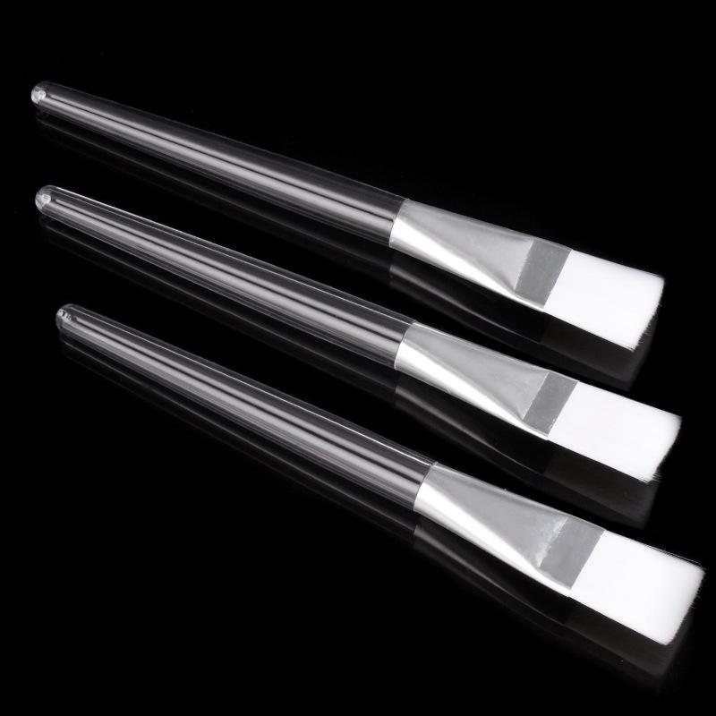 Transparent Crystal Mask Brush - Soft Bristle Face Brush for Salon and Spa