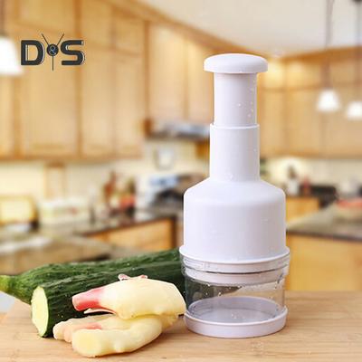 Manual Pressed Chopper with Non-Slip Handle Easy To Clean Versatile Compact Hand Press Food Chopper Vegetable Cutter