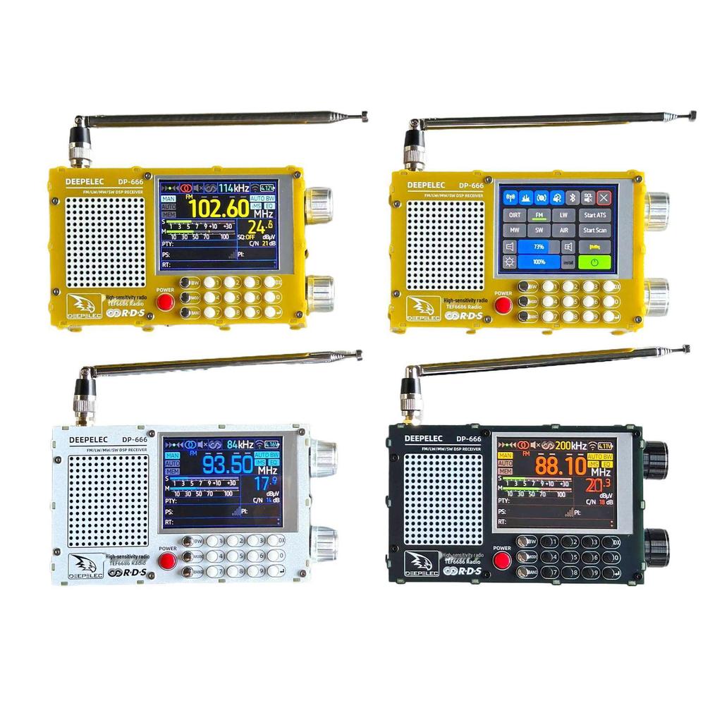 TEF6686 High Sensitivity DSP Radio - Full Band AM/FM/Shortwave DP-666