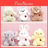 Rabbit Elephant Ladybird Bear Husky Plush Toy Keychain Stuffed Animal Dolls