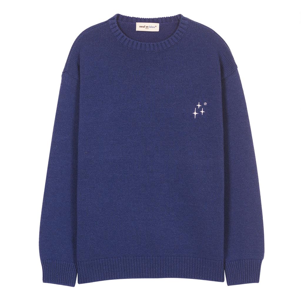 Nupeuebeullu Neb Round Knit (Blue)