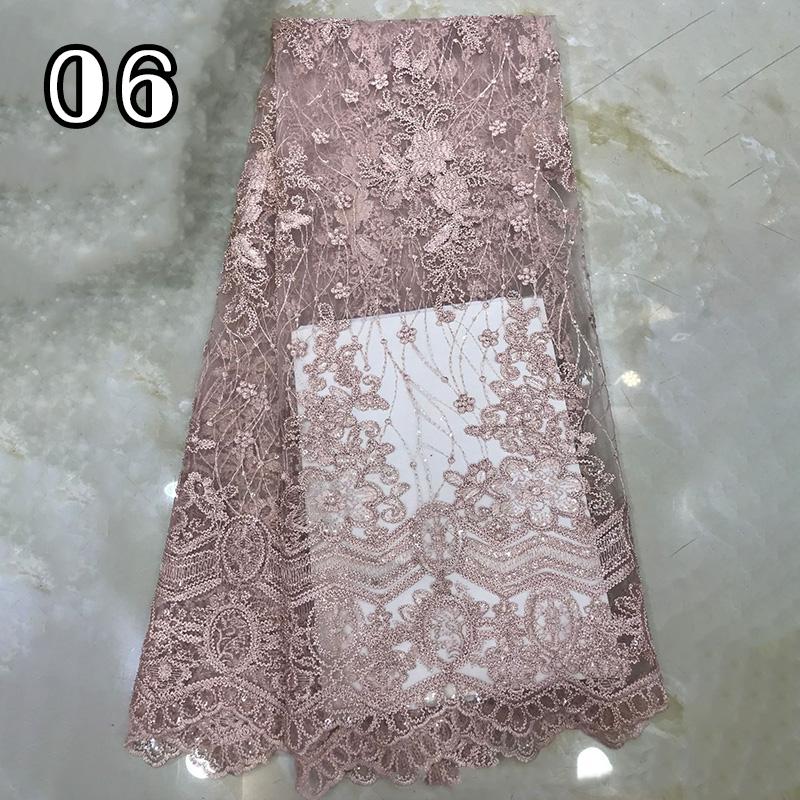 91*130cm Sequin Tulle Lace Fabric High Quality Groom Nigerian Embroidery African Lace Fabric For Diy Sewing Evening Party Dress