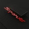 Car personalized modification car sticker metal sports car logo, sports version body sticker tail label scratches decorative sticker side label