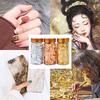 3Box Gold Leaf Flakes Foil Paper Nail Art Sequin Epoxy Resin Filling Silver Foil Paper Copper Foil Sequins DIY Nail Jewelry